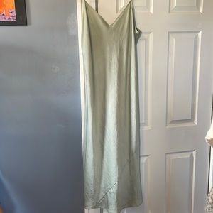 Silky slip dress